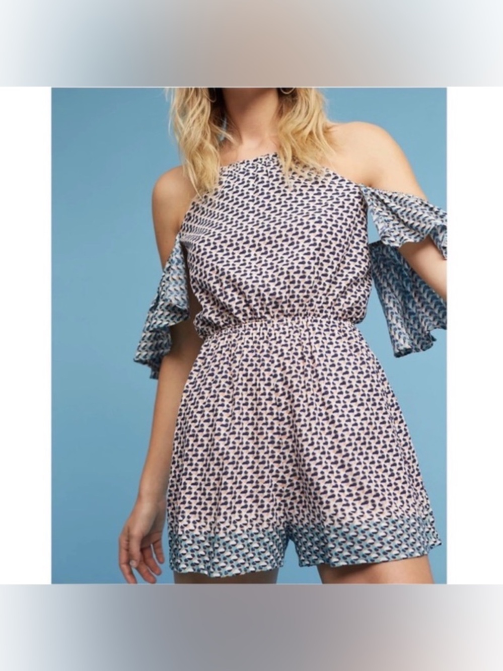 Anthropologie Elevenses Madalenna Romper